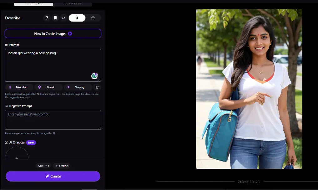 Promptchan AI output
