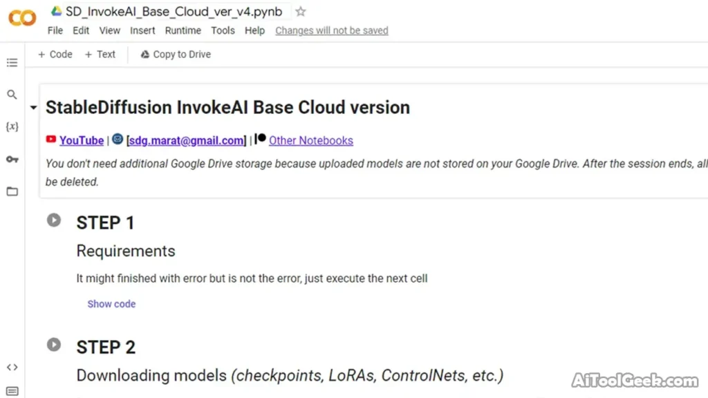 Stable Diffusion Online Google Colab 1