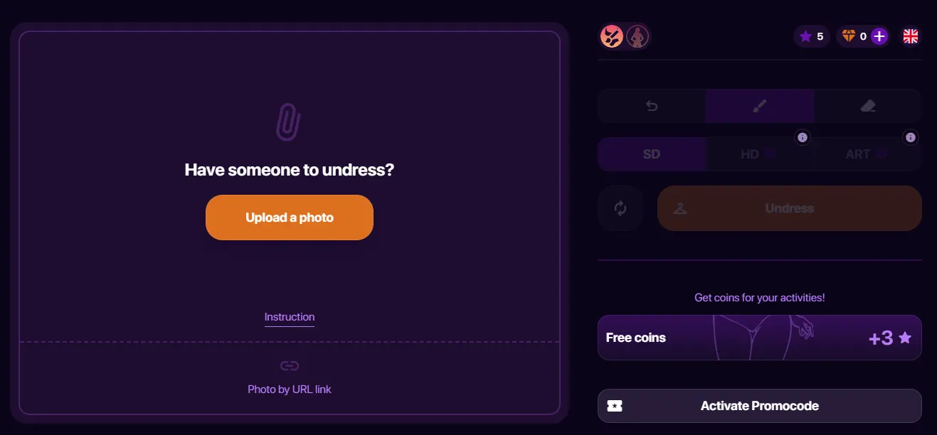 drawnudes.io Create image