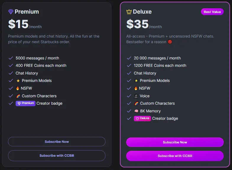 gptgirlfriend.online plans pricing