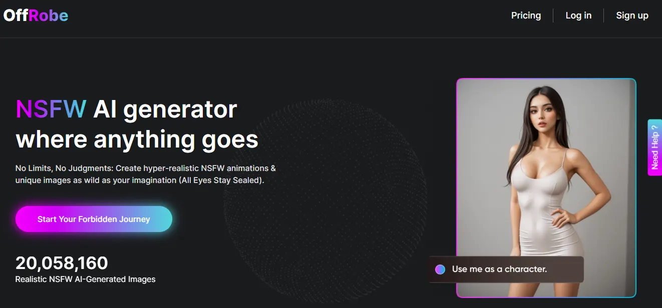 offrobe.com Homepage