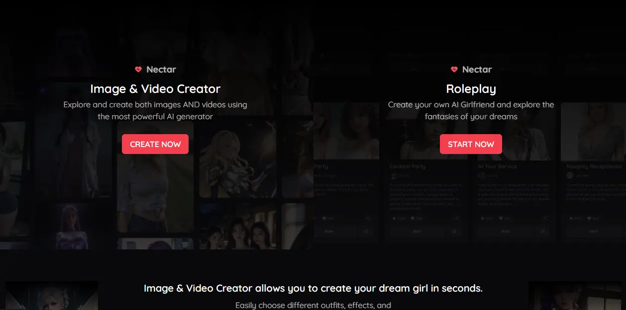 trynectar.ai homepage