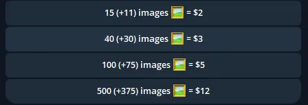 unclothy AI pricing plan