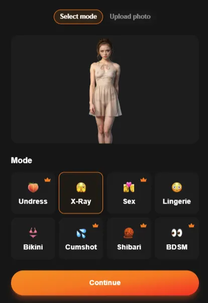 Undress CC Modes