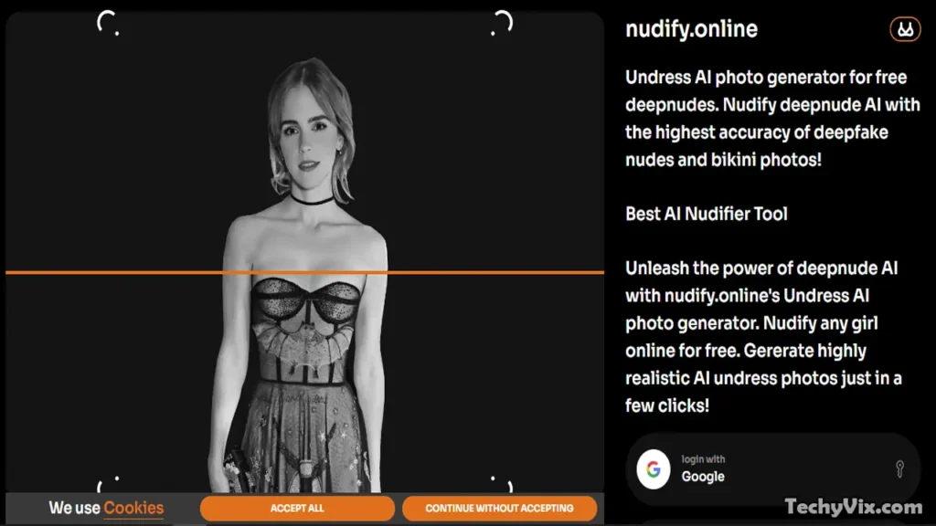 Nudify-online-website
